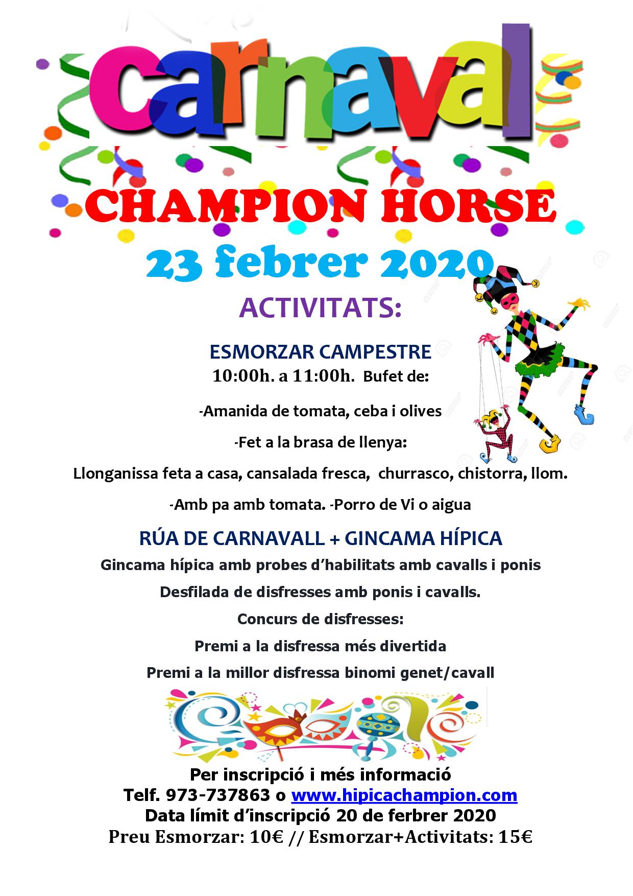 CARNAVAL A L'HÍPICA