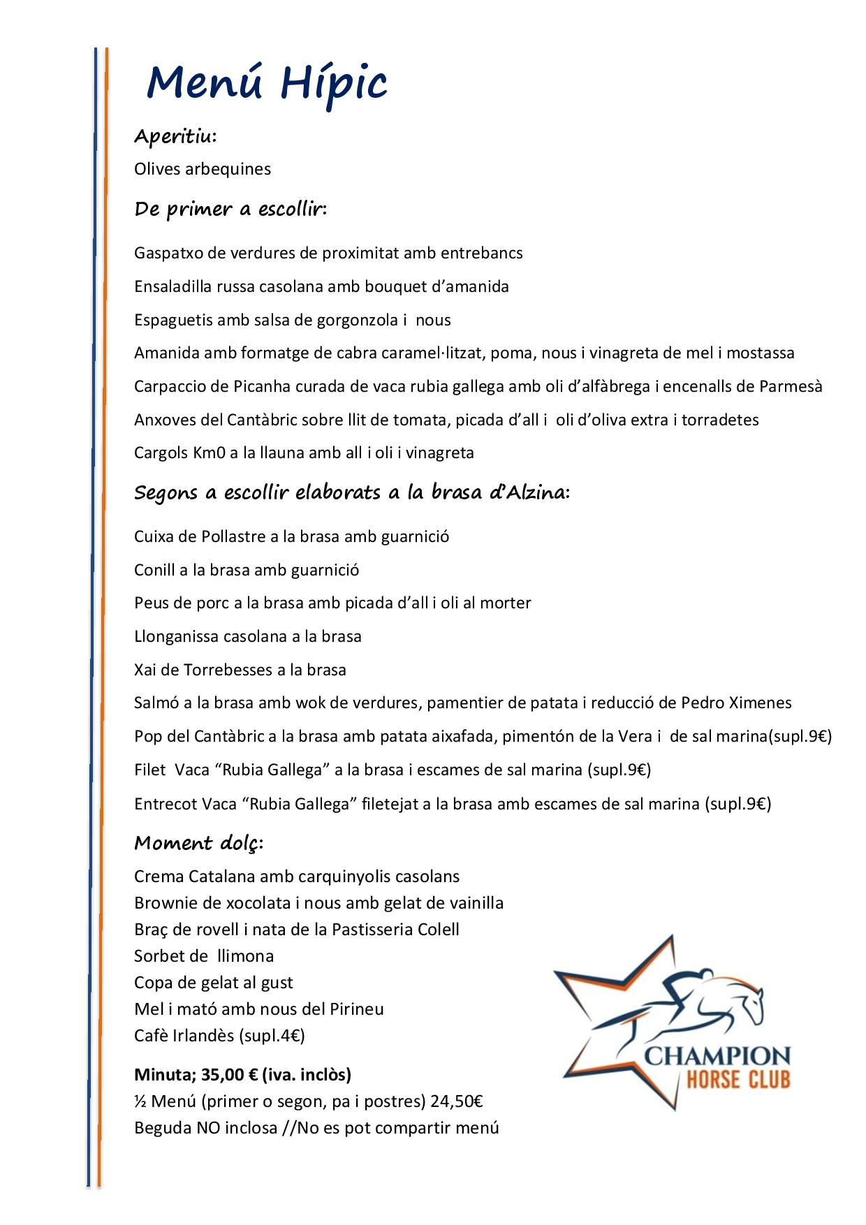MENU CAP DE SETMANA agsot 26